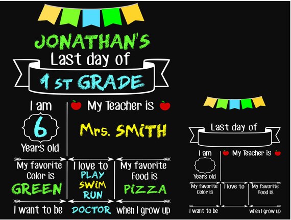 Download Chalkboard School Sign Svg School Svg File Last Day Of School Etsy