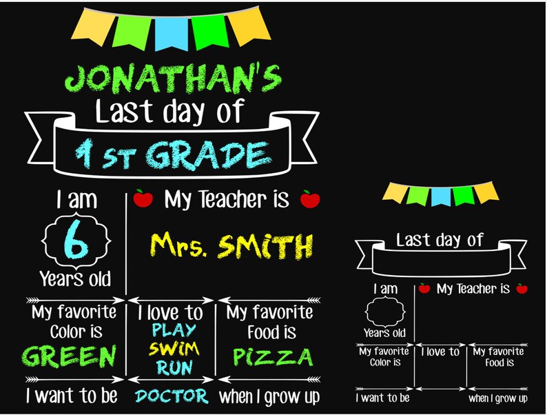 Download Chalkboard School Sign SVG School svg file Last Day of ...