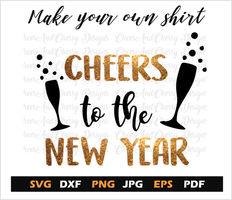 Download Cheers to the new year Svg new years svg for Cricut | Etsy