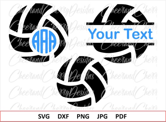 Download Volleyball SVG Volleyball monogram Svg Volleyball circle ...