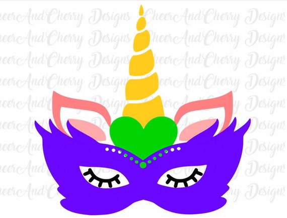 Download Mardi Gras Unicorn Svg for Mardi Gras Svg File for Cricut ...