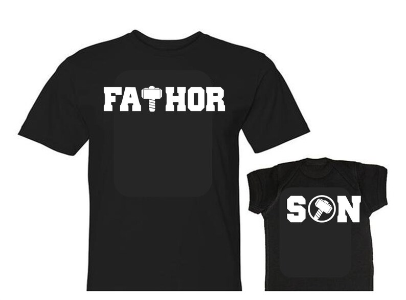 Download Fathor SVG DXF Son thor Svg Fathers day cut file daddy and | Etsy