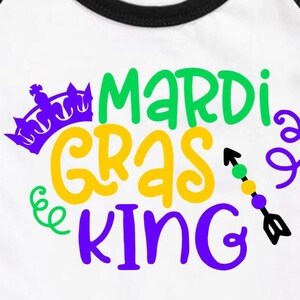 Mardi Gras King Svg for Mardi Gras Svg File for Cricut Fat Tuesday Svg for Silhouette Louisiana Svg Dxf Eps Crown Svg for Commercial Use