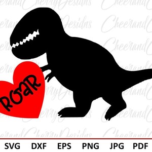 Boy Valentine Svg File Valentines Svg for Boys Valentines svg files for Silhouette Cameo Cricut Dinosaur Svg Valentines day Svg Dxf Jpg