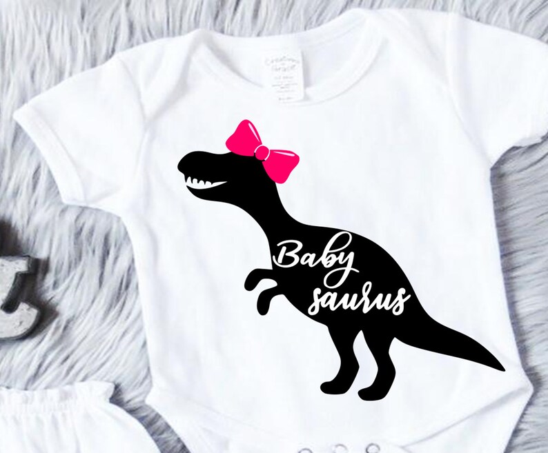 Download Babysaurus SVG T-rex svg for baby Birthday Dinosaur Svg. | Etsy