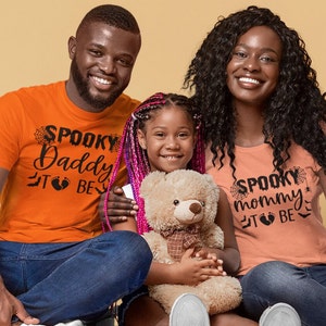 Halloween Cupels Anúncio de Gravidez SVG Assustador Mamãe Para Ser Svg Papai para ser Svg Esperando svg Novo Pai Mamãe svg Grávida Svg Camisa Combinando