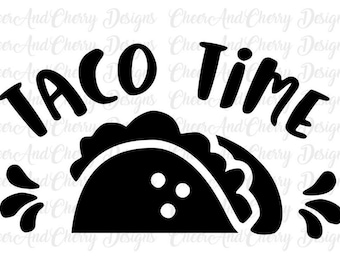 Tacos Svg Png Dxf - Cinco de Mayo cutting files for Cricut Silhouette Cameo Crafts