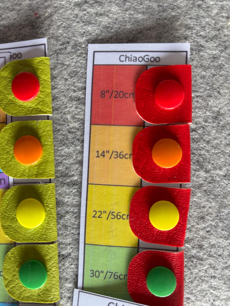 Knitting Needle Cable Keeper Set - Chiaogoo Compatible. With optional storage bag. image 4