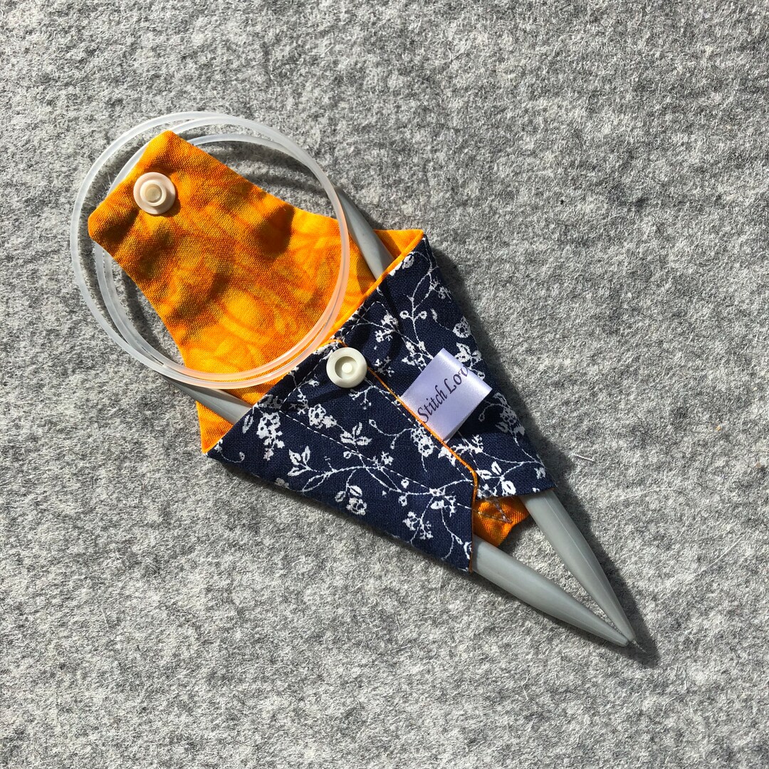 Needle Keeper for Circular Knitting Needles. Floral Print Etsy