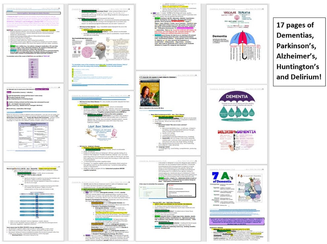 EPPP Visual Aid and Mnemonic Packet to Supplement Your Etsy Canada