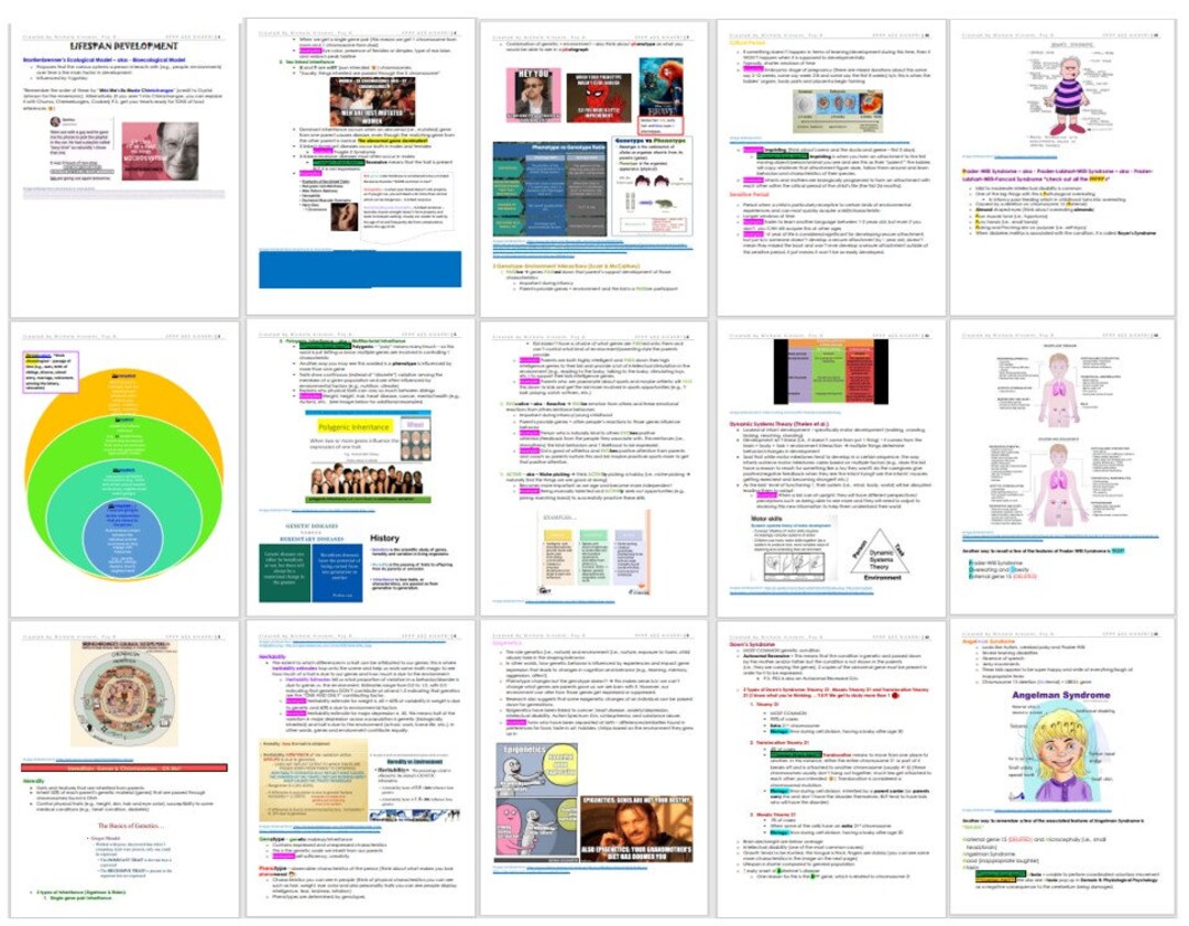 EPPP Visual Aid and Mnemonic Packet to Supplement Your Studying Domain ...