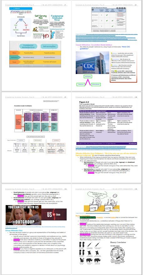 EPPP Domain C Social Psychology Study Guide | 233 Page Visual Review ...
