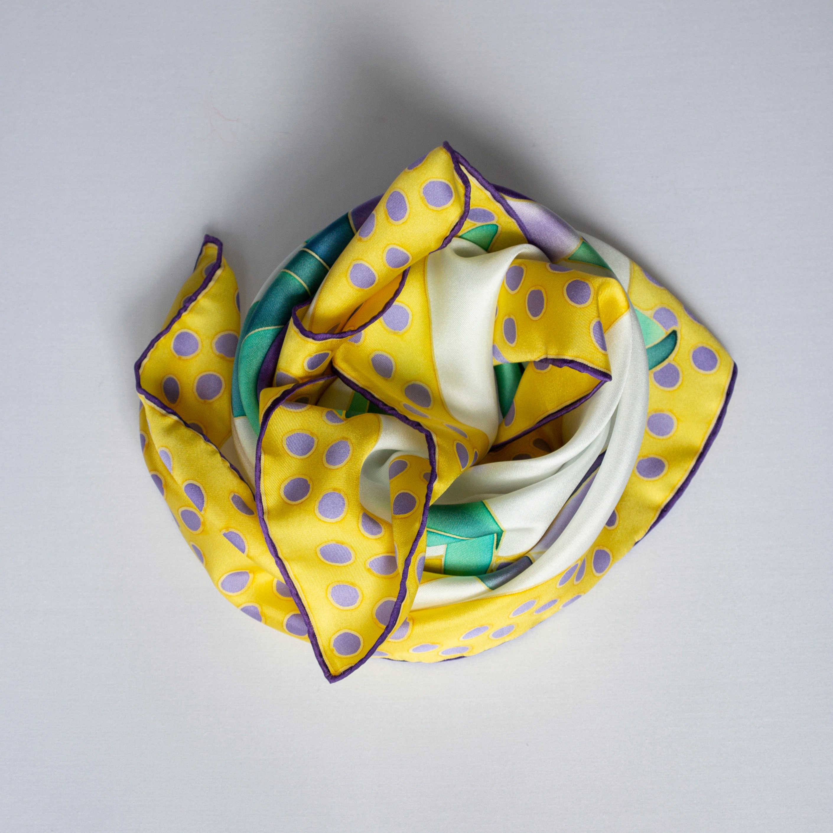 PRINTED SILK TWILL SQUARE SCARF TWILIGHT IN ISTANBUL main image 1