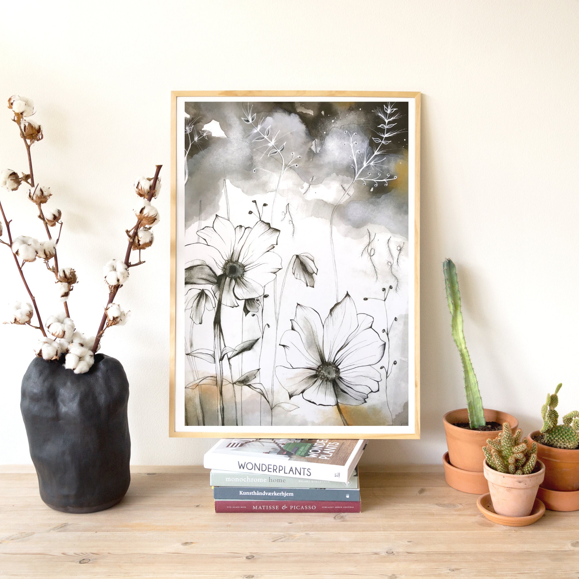 Nature Inspired Art Print / Botanical Illustration Print / Etsy Australia