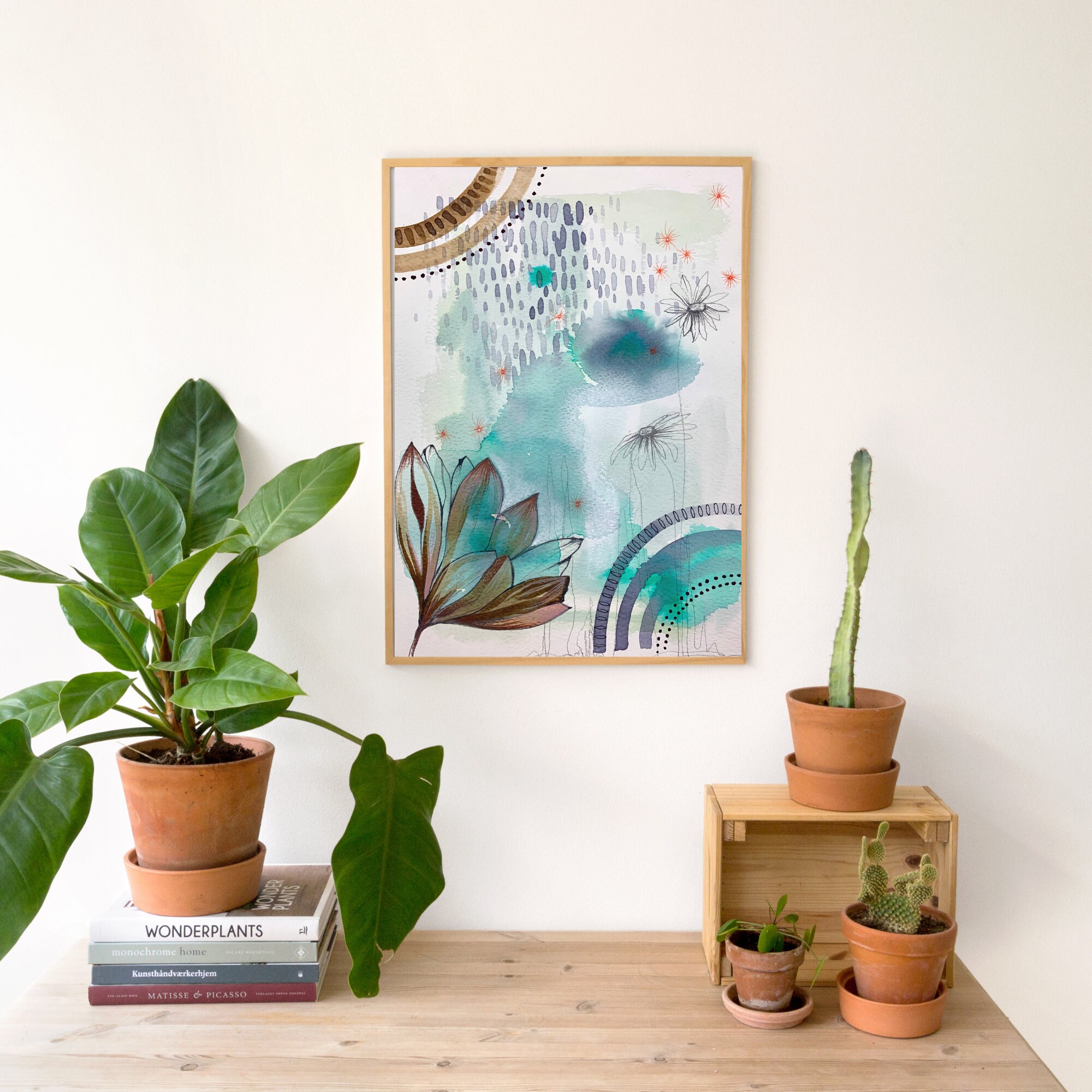 Nature Art Print Set / Rainbow Art Print Set / Digital Etsy