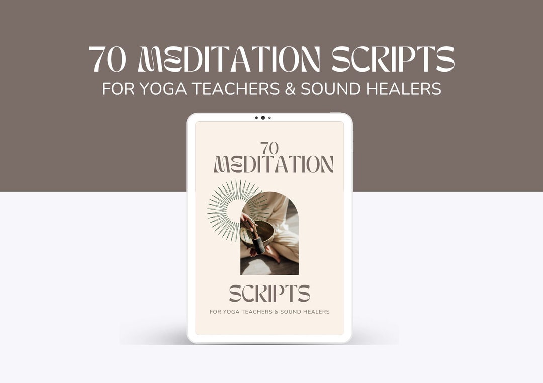 Healers Script 70 Meditation Scripts for Yoga Teachers & Sound Healers - Etsy
