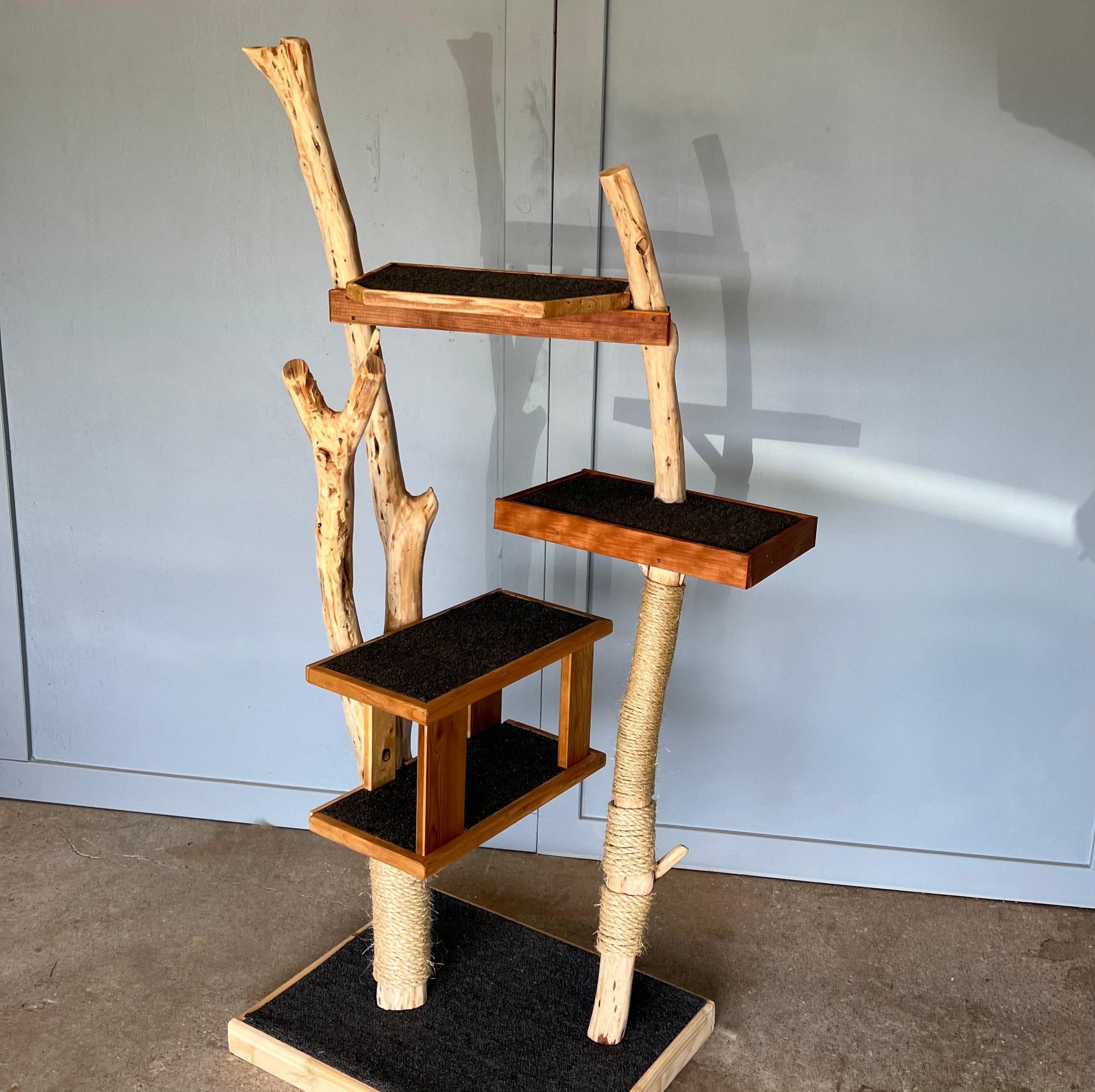 Wooden Cat Trees Cat Condos Amazon Cat Tree With Scratching Posts Perches  Platforms Wall Mounted Sisal