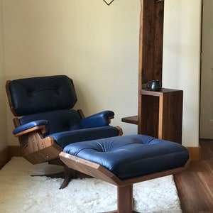 Soft As Butter Lounge/office-chair. Mid Century Modern Construction Full grain Italian leather.