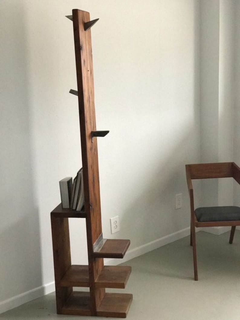 Modern Industrial Coat Stand Rack Etsy