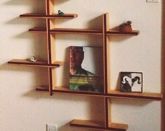 Floating shelves , curiosity shelves , floating shelf