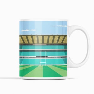 Rugby New Zealand 12oz Latte Mug Cup Rugby New Zealand 12oz Latte Mug Cup