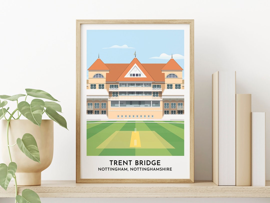 Nottinghamshire County Cricket Ground Trent Bridge Print Gifts County