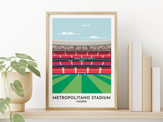 Atlético de Madrid Estadio Metropolitano Print Arte de España