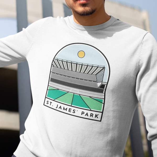 Adults Newcastle fc, St. James' Stadium Sweatshirt, Unisex Football Jumper, Gift for Him, Gift for Her, Christmas Present