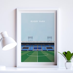 Kilmarnock Football Rugby Park Stadion Kunstdruck - gerahmte oder ungerahmte Auswahl - Poster Geschenk für Fußballfans - schnelle Lieferung in Großbritannien