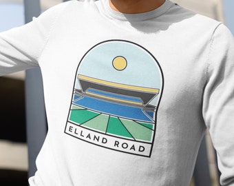 Adults Leeds fc, Elland Road Stadium Sweatshirt, Unisex Football Jumper, Gift for Him, Gift for Her, Football Gift, Christmas Present