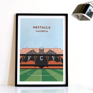 Adhésif mural décoratif bouclier du Valencia CF
