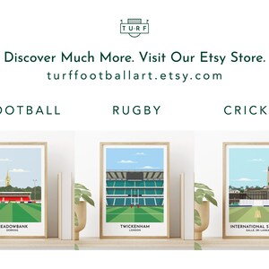 Llanelli RFC, Parc Y Scarlets Illustrated Art Poster, Welsh Gifts for ...