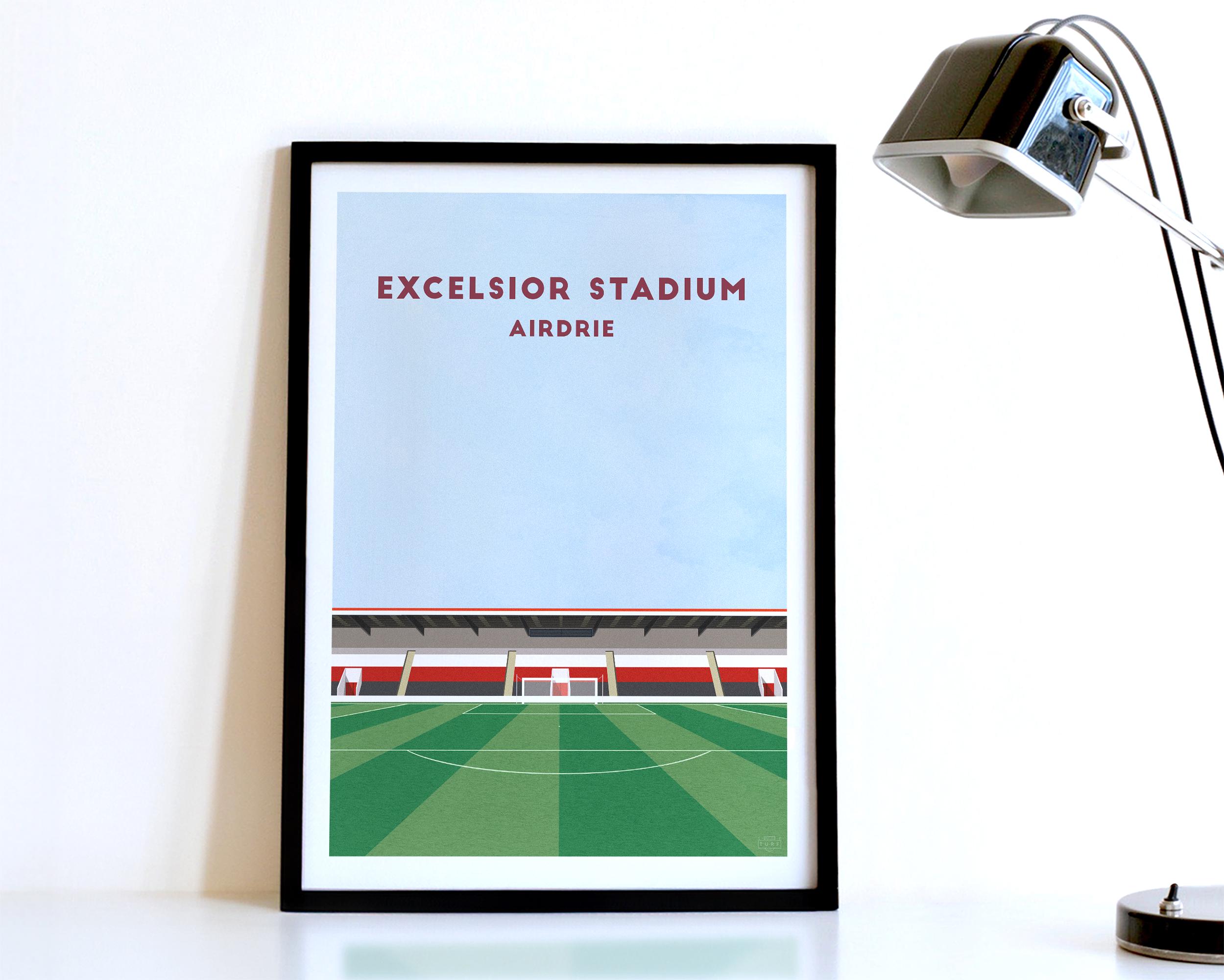 Excelsior Stadium Airdrie Football Club Shop Airdrie FC Football