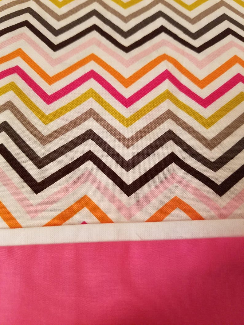 Handmade Travel Size Pillow Pillowcase 21x12 Chevron Print Etsy