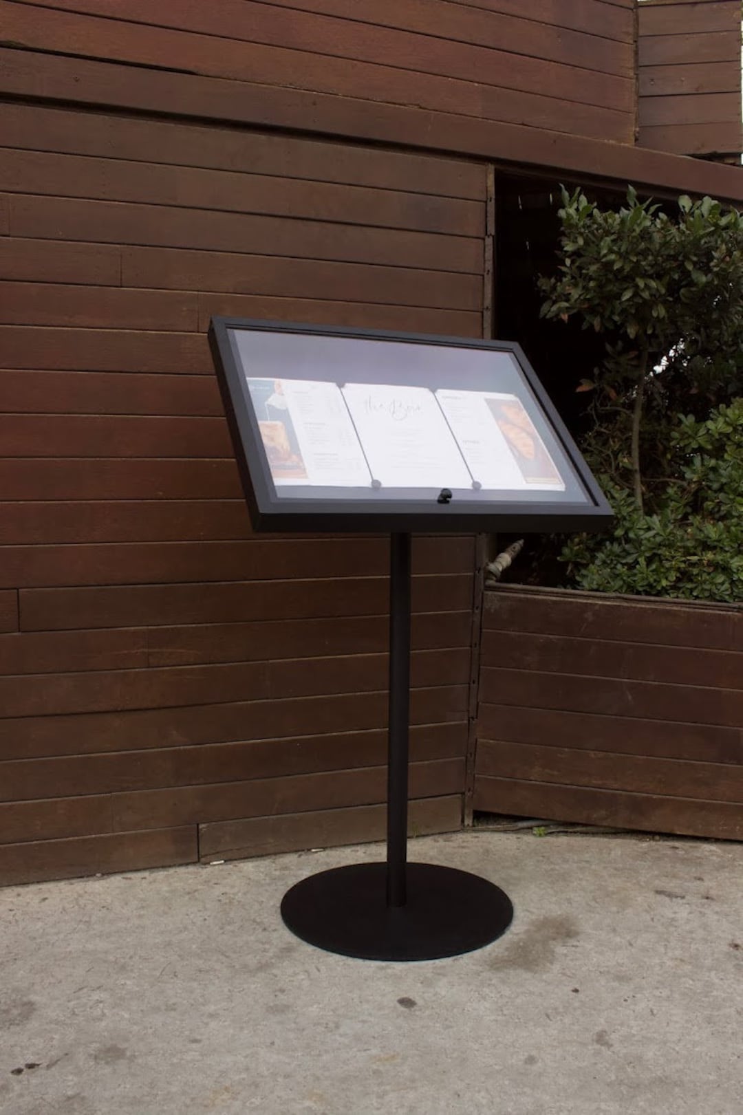Restaurant Sidewalk Menu Board Free Standing Menu Board Walkway Coffee