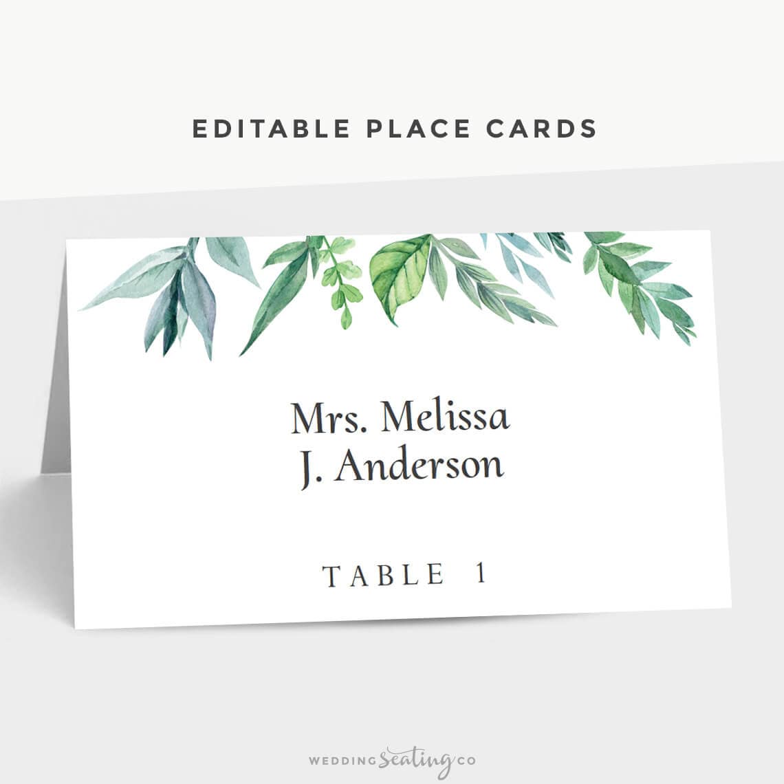 Folded Wedding Place Cards, Avery Tent Card Template, Leaves Botanical  Indoor Outdoor, Name Card Tents, Place Setting Cards, PDF Download Pertaining To Tent Name Card Template Word Folded Wedding Place Cards, Avery Tent Card Template, Leaves Botanical  Indoor Outdoor, Name Card Tents, Place Setting Cards, PDF Download Pertaining To Tent Name Card Template Word