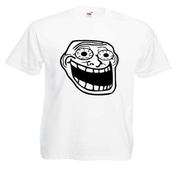 troll face t shirt funny perfect as gift high quality t  Etsy