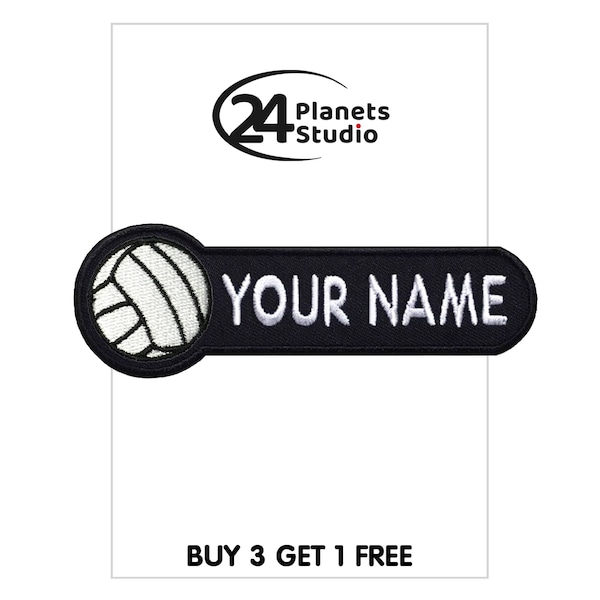 Volleyball Ball Personnalisé Fer personnalisé sur patch par 24PlanetsStudio Patches