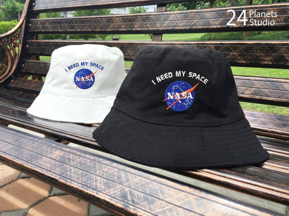 Space Embroidered Bucket Hat 