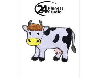 Cow Iron on Patch by 24PlanetsStudio