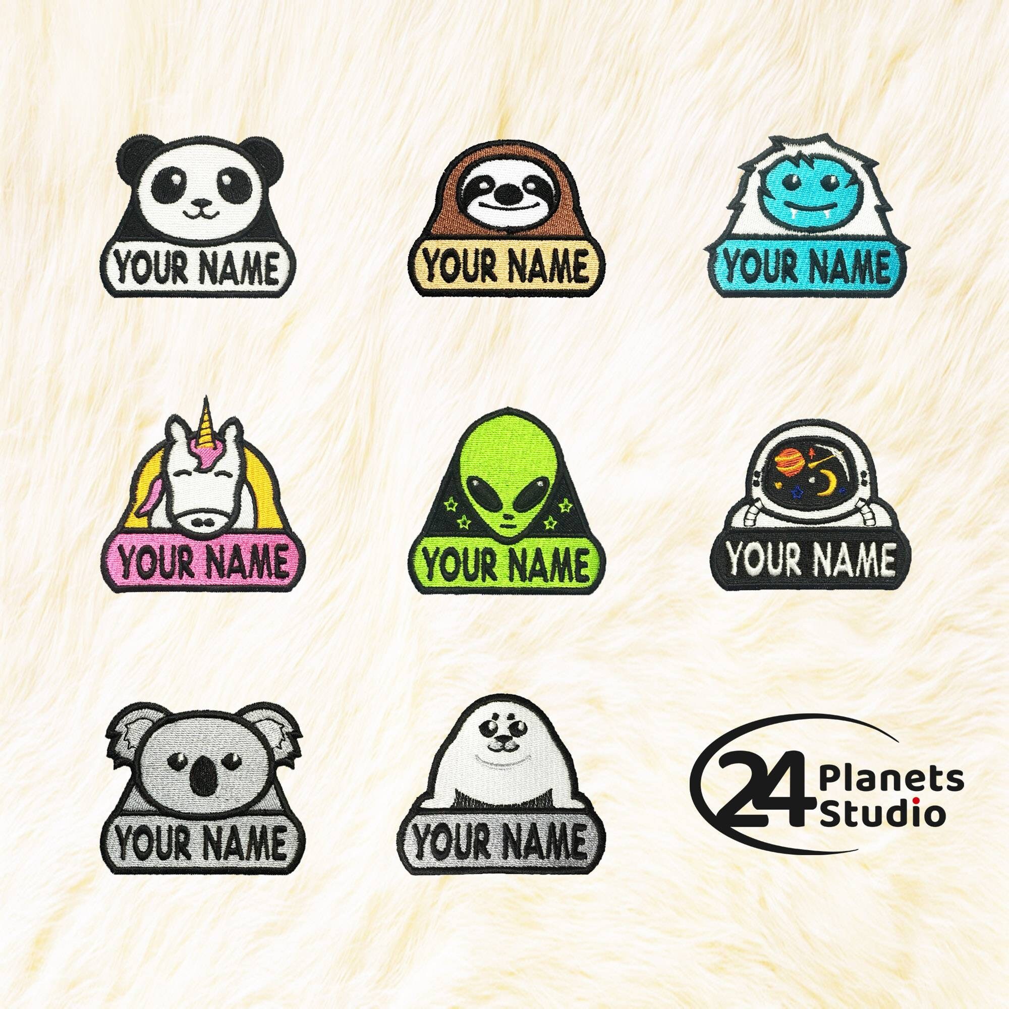 Your Name Custom Text Iron on Patches by Etsy