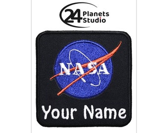 NASA Custom Personalized Iron on Patch by 24PlanetsStudio Patches