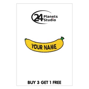 Petite banane « Your Name » Fer sur patch par 24PlanetsStudio