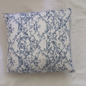 Hand printed cushion cover image 1