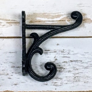 wall hooks coat hooks coat rack hook garden decor garden wall decor bathroom decor farmhouse decor farmhouse rusticdecor industrial BLACK