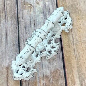 cast iron barn door rustic handles farmhouse decor rustic home decor barn door handles barn door hardware vintage antique iron WHITE HANDLES bild 3