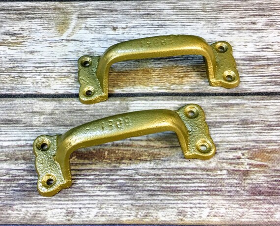 2 Drawer Pulls Barn Door Cabinet Knobs Drawer Knobs Dresser Etsy