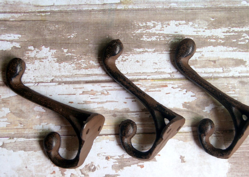 3 Coat Hooks Wall Hooks Coat Rack Hook Hooks Wall Hook Etsy