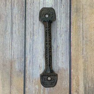 cast iron barn door rustic handles farmhouse decor rustic home decor barn door handles barn door hardware vintage antique iron drawer pulls