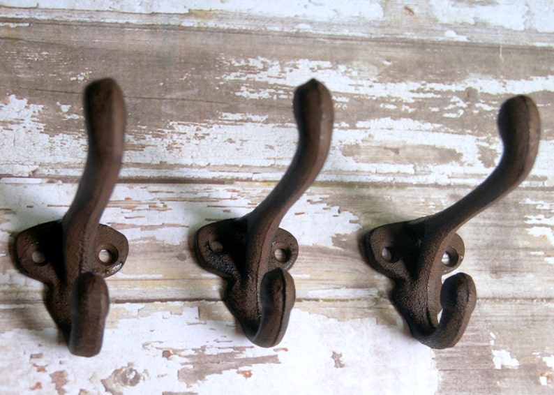 3 Coat Hooks Wall Hooks Coat Rack Hook Hooks Wall Hook Etsy